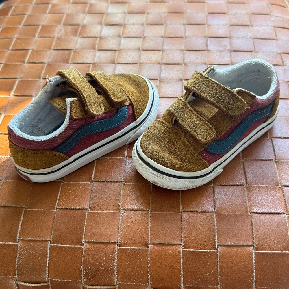 Vans Kids Suede Velcro Sneakers - Toddler 5.5